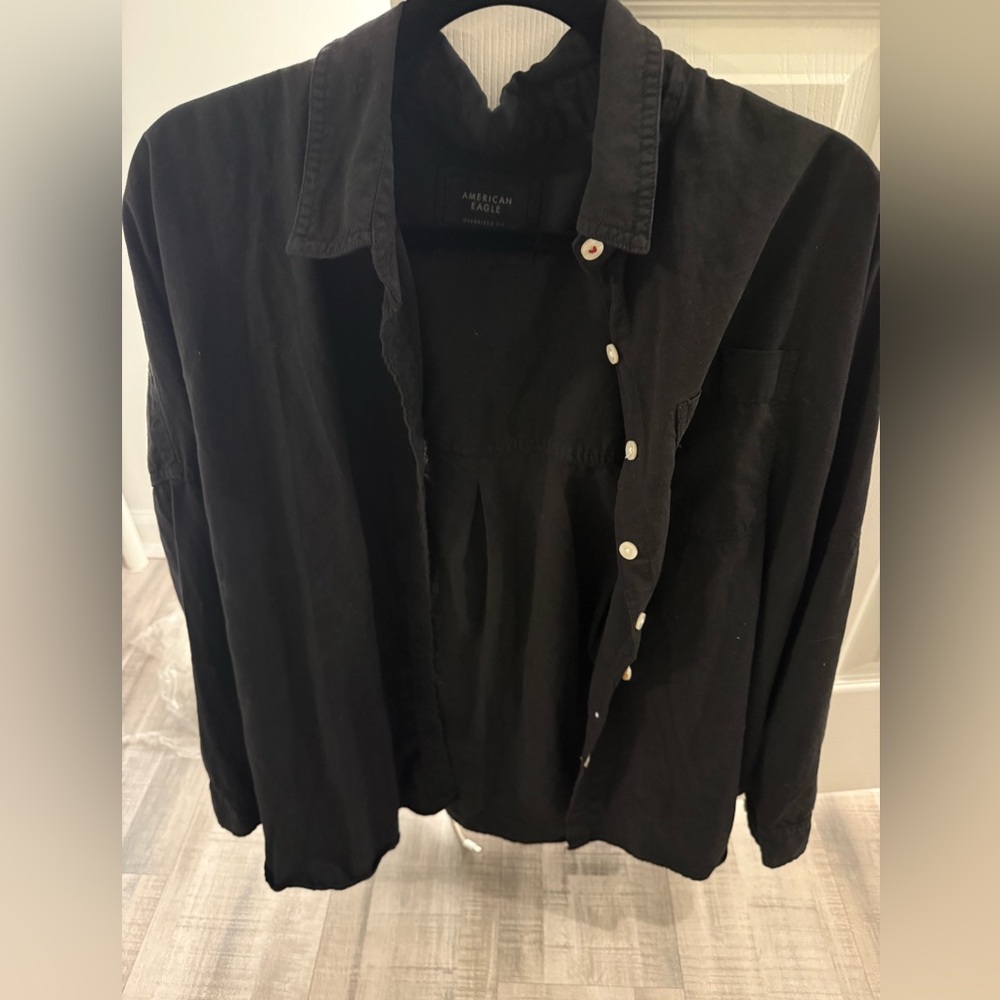 American Eagle Outfitters Women's Utility Jacket in Black